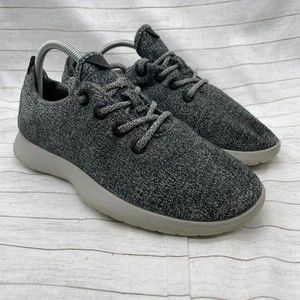 Allbirds Shoes Mens 9 Wool Runner Gray Casual Sneakers Classic Athletic Lace Up